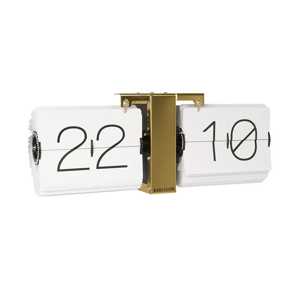 Horloge No Case casier laiton H14cm en Métal - Present Time