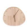 Horloge organique en bois 35x30cm