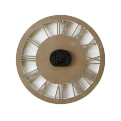 Horloge Salon Horloge Murale Shabby Vintage Bois Blanc 50x50x4,5