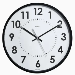 Horloge silencieuse Abylis diamètre 30cm - Noir - Orium