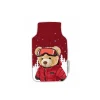 Housse de bouillotte Petit ours au ski