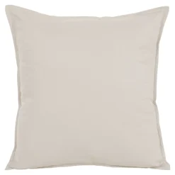 Housse de coussin 100% coton Hiva beige l.45 x H.45cm GoodHome