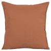 Housse de coussin 100% coton Jalna Terracotta l.45 x H.45cm GoodHome