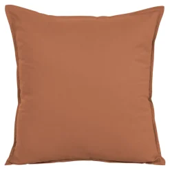 Housse de coussin 100% coton Jalna Terracotta l.45 x H.45cm GoodHome