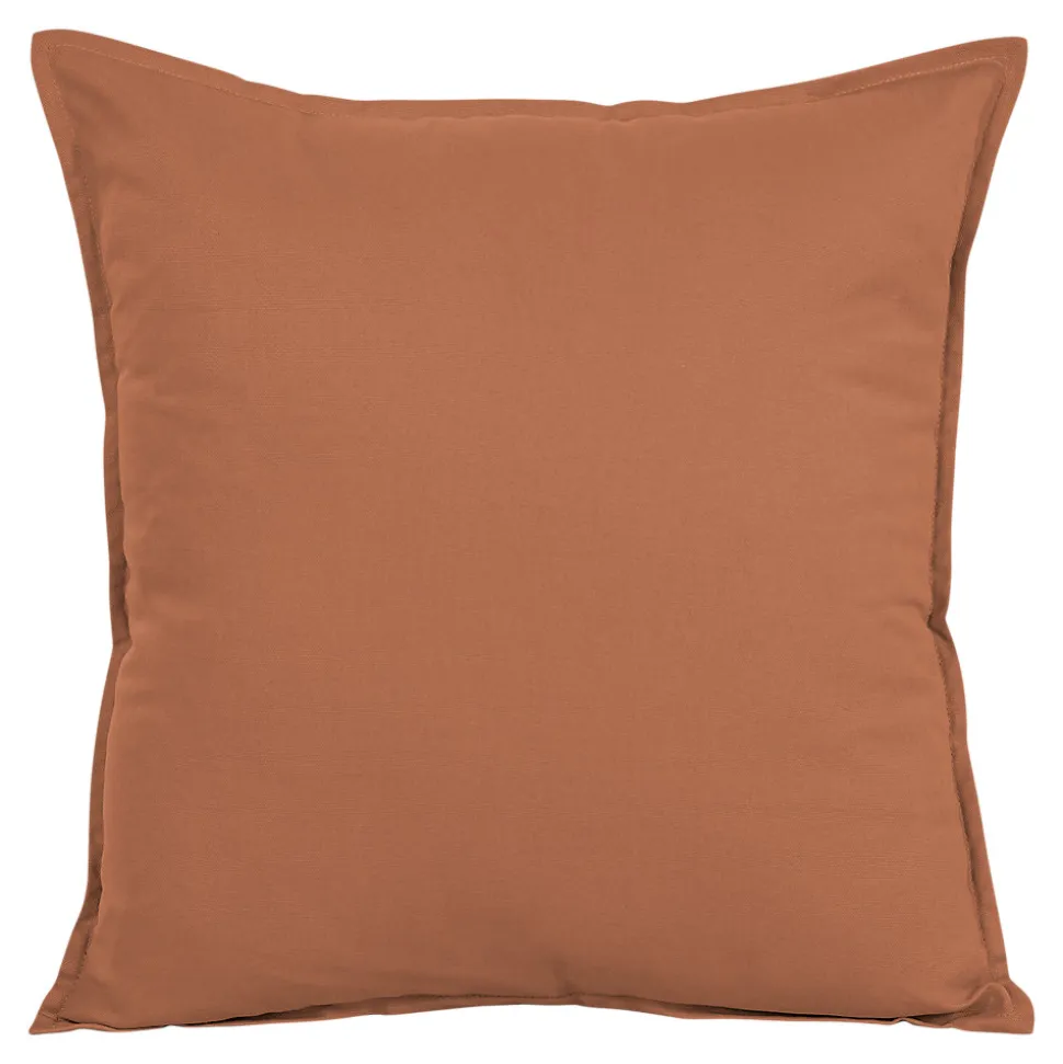 Housse de coussin 100% coton Jalna Terracotta l.45 x H.45cm GoodHome