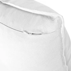 Housse de coussin 100% coton blanc l.45 x H.45 cm GoodHome Hiva