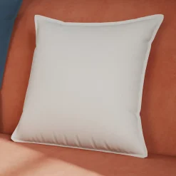 Housse de coussin 100% coton blanc l.45 x H.45 cm GoodHome Hiva