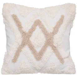 Housse de coussin - coton tufté - 40x40 cm - Atmosphera