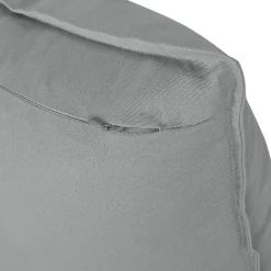 Housse de coussin 100% coton Hiva gris l.60 x H.60cm GoodHome