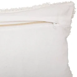 Housse de coussin - coton tufté - ivoire - 30x50 cm - Atmosphera