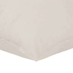 Housse de coussin 100% coton Hiva beige l.60 x H.60cm GoodHome