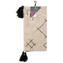 Housse de coussin Atelier en coton 40x40cm beige - Atmosphera