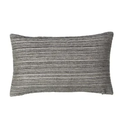 Housse de coussin chenille Tman gris l.50 x H.30cm GoodHome