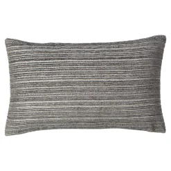 Housse de coussin chenille Tman gris l.50 x H.30cm GoodHome