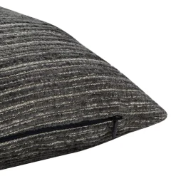 Housse de coussin chenille Tman gris l.50 x H.30cm GoodHome