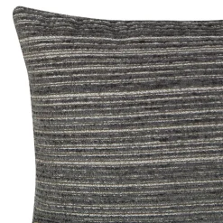 Housse de coussin chenille Tman gris l.50 x H.30cm GoodHome