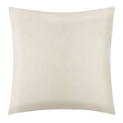 Housse de coussin coton et chenille - vert foncé - 40x40 cm - Atmosphera