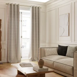 Housse de coussin coton tufté Manille imprimé bohème beige 50 x 30 cm GoodHome