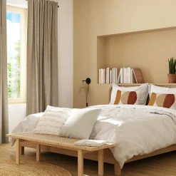 Housse de coussin coton tufté Tageu imprimé géométrique multicouleurs l.50 x H.30 GoodHome