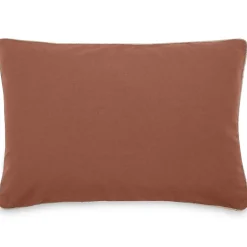 Housse de coussin coton 55x80 cm HONO DÉCO marron terre cuite