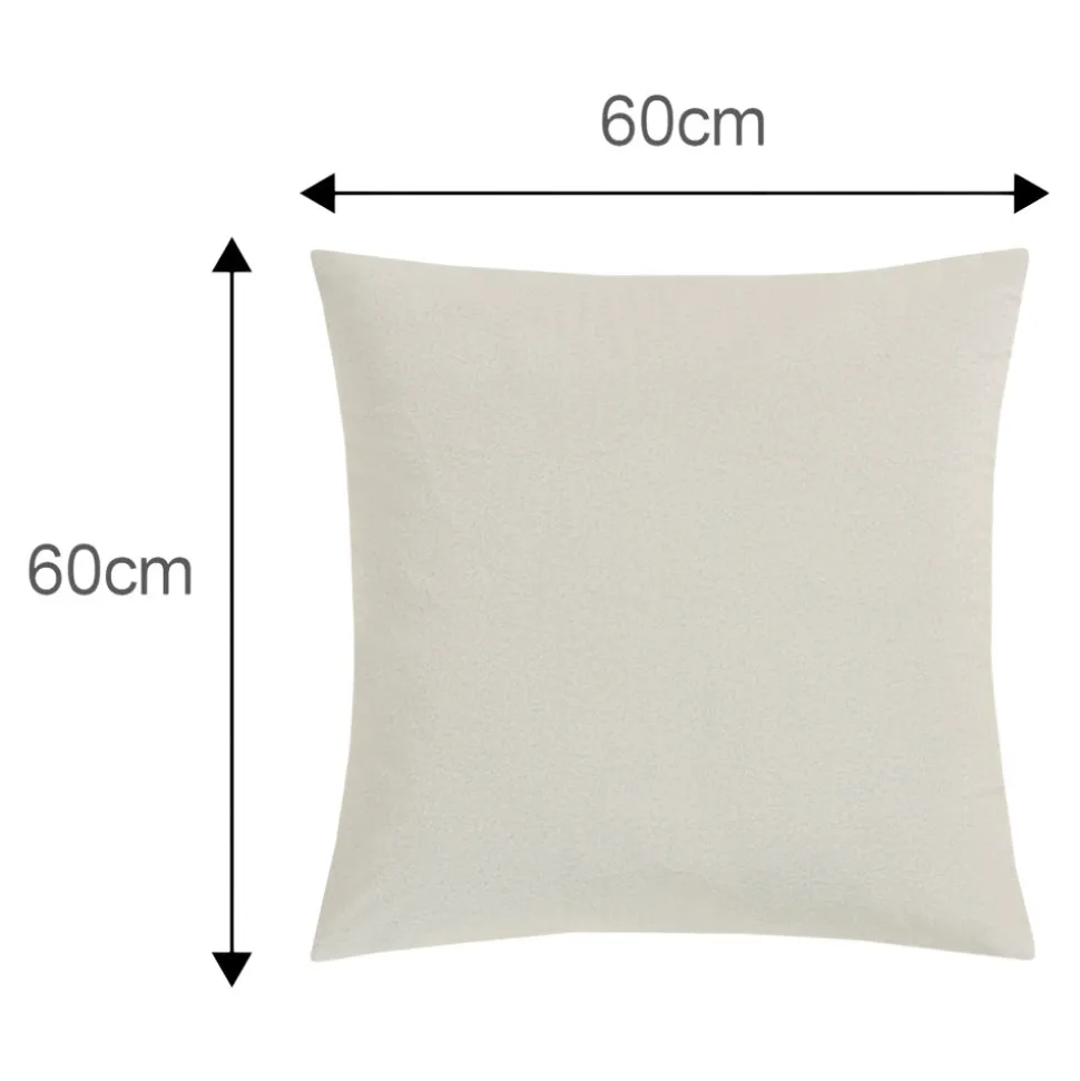Housse de coussin Dumi beige l.60 x H.60cm GoodHome