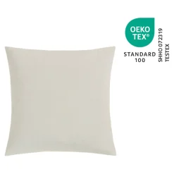 Housse de coussin Dumi beige l.60 x H.60cm GoodHome