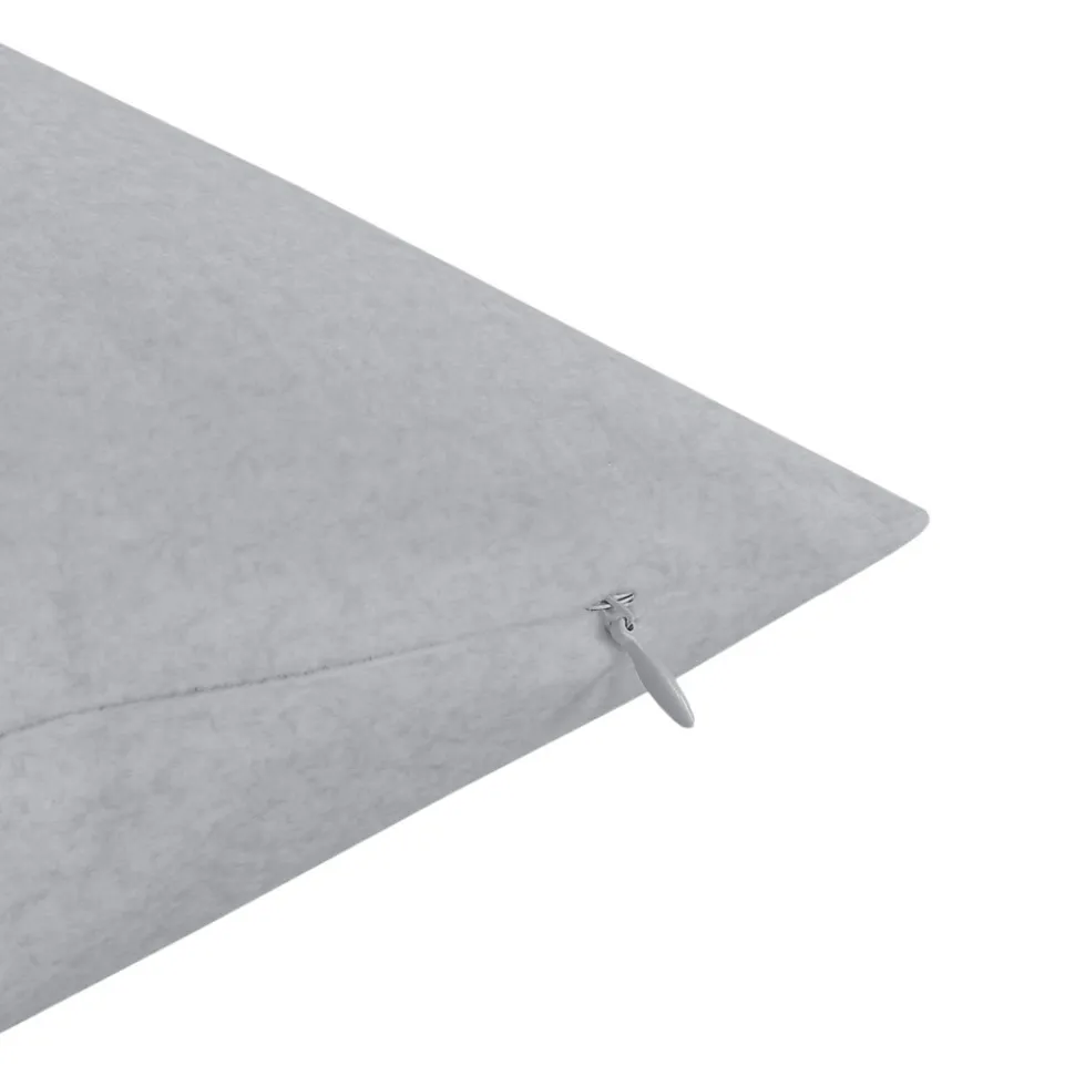Housse de coussin Dumi gris l.60 x H.60cm GoodHome