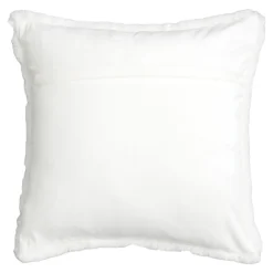 Housse de coussin effet fourrure Bolu blanc l.45 x H.45cm GoodHome