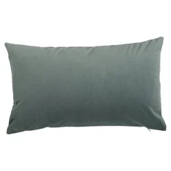 Housse de coussin effet velours Valgreta vert clair l.50 x H.30cm GoodHome