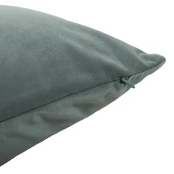 Housse de coussin effet velours Valgreta vert clair l.50 x H.30cm GoodHome
