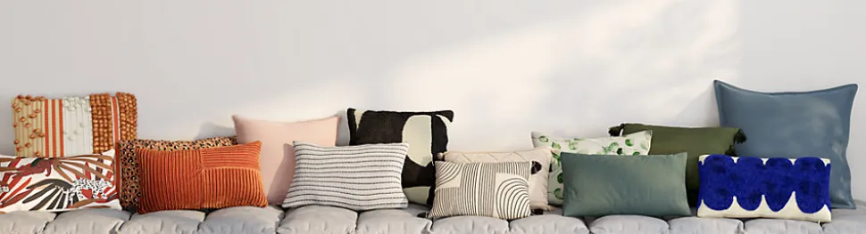 Housse de coussin effet velours Valgreta vert clair l.50 x H.30cm GoodHome