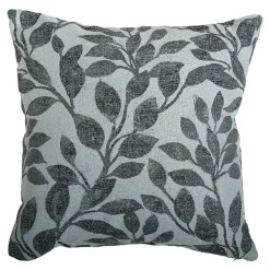Housse de coussin en coton Batam imprimé fleuri vert l.45 x H.45cm GoodHome