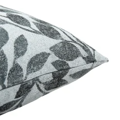 Housse de coussin en coton Batam imprimé fleuri vert l.45 x H.45cm GoodHome