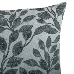 Housse de coussin en coton Batam imprimé fleuri vert l.45 x H.45cm GoodHome