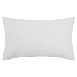 Housse de coussin en coton Corton imprimé géométrique bleu 50 x 30 cm GoodHome