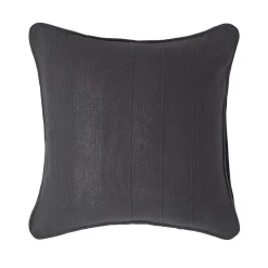 Housse de coussin en coton - rajput - noir - 60 x 60 cm - HOMESCAPES