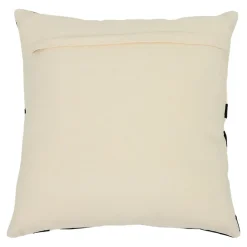 Housse de coussin en coton Manado imprimé géométrique noir et blanc l.45 x H.45cm GoodHome