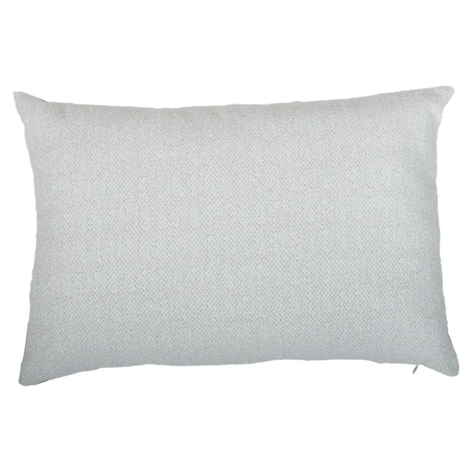 Housse de coussin en coton Suau gris chiné l.60 x H.40cm GoodHome