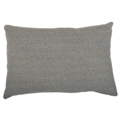 Housse de coussin en coton Suau gris chiné l.60 x H.40cm GoodHome