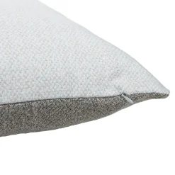 Housse de coussin en coton Suau gris chiné l.60 x H.40cm GoodHome