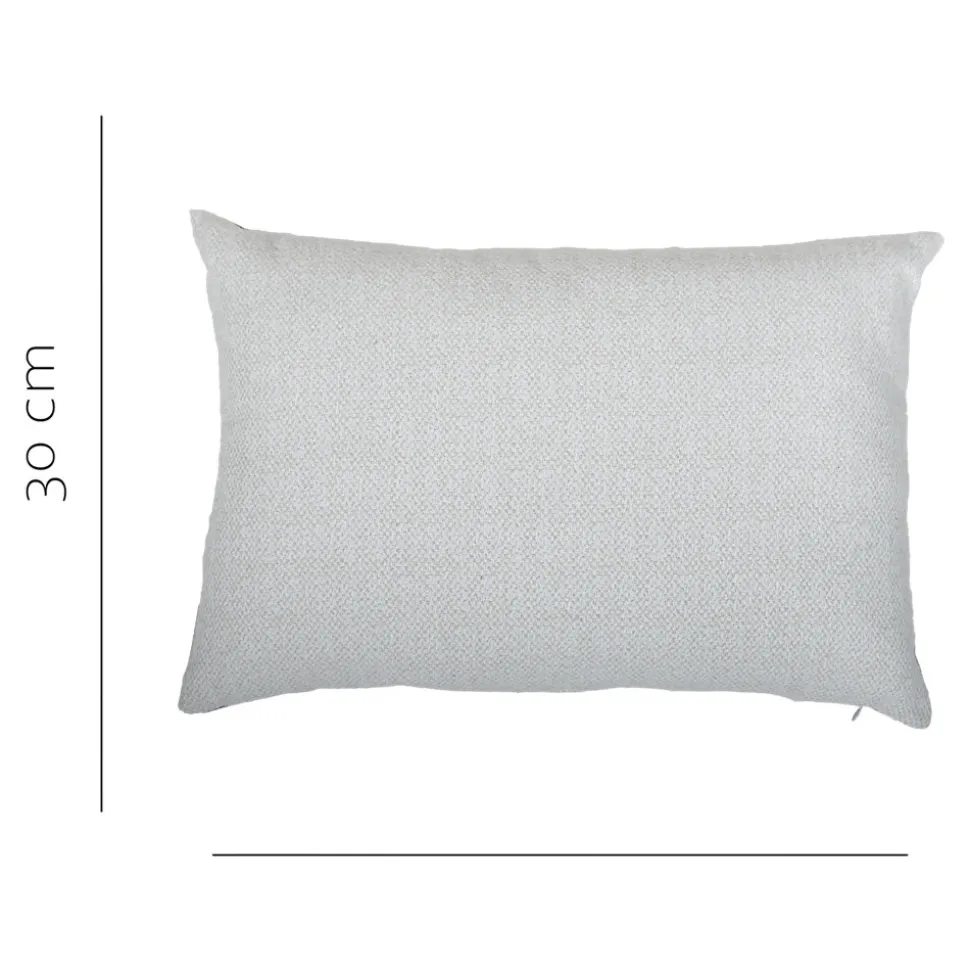 Housse de coussin en coton Suau gris chiné l.60 x H.40cm GoodHome
