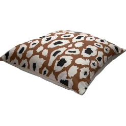 Housse de coussin imprimé léopard marron 45 x 45cm Tinek, Deko & Co