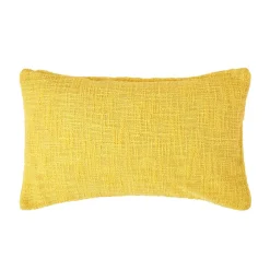 Housse de coussin jaune nirvana 30 x 50 cm - HOMESCAPES