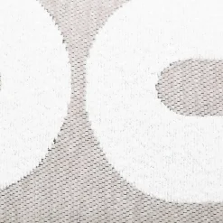 Housse de coussin Jeni chenille beige lin 50x30cm - Atmosphera