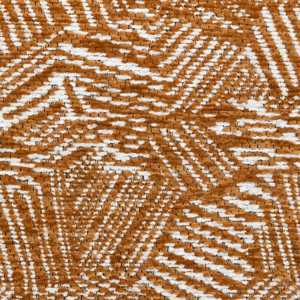 Housse de coussin Jeni chenille marron 40x40cm - Atmosphera
