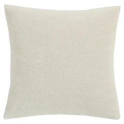 Housse de coussin Makati blanc cassé l.45 x H.45cm GoodHome