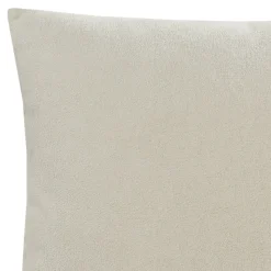 Housse de coussin Makati blanc cassé l.45 x H.45cm GoodHome
