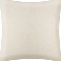 Housse de coussin motif éventail doré