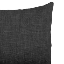 Housse de coussin Novan gris anthracite l.60 x H.40cm GoodHome