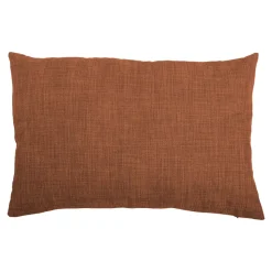Housse de coussin Novan terracotta l.60 x H.40cm GoodHome